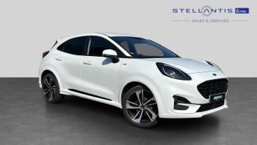 SPOTICAR Ford Puma 1.0t Ecoboost Mhev St-line X Euro 6 (s/s) 5dr Used Car - Suv Hybrid White - Salford - 1200593073_1
