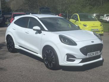 SPOTICAR Ford Puma 1.0t Ecoboost Mhev St-line X Dct Euro 6 (s/s) 5dr Used Car - Suv Hybrid White - Kidlington - 1200596109_1