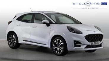 SPOTICAR Ford Puma 1.0t Ecoboost Mhev St-line Euro 6 (s/s) 5dr Used Car - Suv Hybrid White - Coventry - 1200596142_1