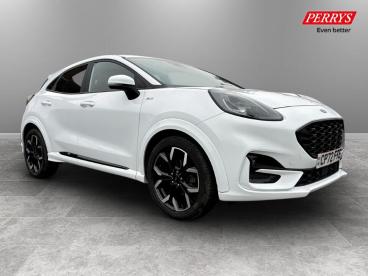 SPOTICAR Ford Puma 1.0t Ecoboost Mhev St-line X Dct Euro 6 (s/s) 5dr Used Car - Suv Hybrid White - Sittingbourne - 1200600562_1