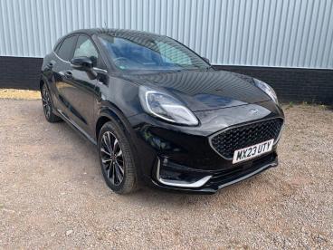 SPOTICAR Ford Puma 1.0t Ecoboost Mhev St-line Vignale Euro 6 (s/s) 5d Used Car - Suv Hybrid Black - Tiverton - 1200602503_1