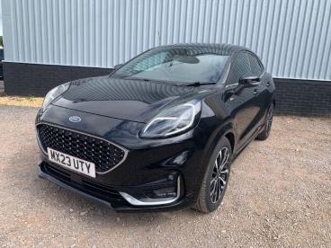 SPOTICAR Ford Puma 1.0t Ecoboost Mhev St-line Vignale Euro 6 (s/s) 5d Used Car - Suv Hybrid Black - Tiverton - 1200602503_3