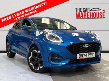 SPOTICAR Ford Puma 1.0t Ecoboost Mhev St-line X Dct Euro 6 (s/s) 5dr Used Car - Suv Hybrid Blue - Swansea - 1200605820_1