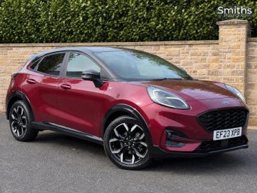 SPOTICAR Ford Puma 1.0t Ecoboost Mhev Vivid Ruby Edition Euro 6 (s/s) Used Car - Suv Hybrid Red - Ilkeston - 1200607508_1