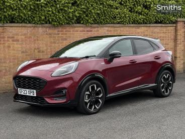SPOTICAR Ford Puma 1.0t Ecoboost Mhev Vivid Ruby Edition Euro 6 (s/s) Used Car - Suv Hybrid Red - Ilkeston - 1200607508_3