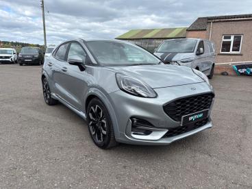 SPOTICAR Ford Puma 1.0t Ecoboost Mhev St-line X Dct Euro 6 (s/s) 5dr Used Car - Suv Hybrid Silver - Forfar - 1200609654_1