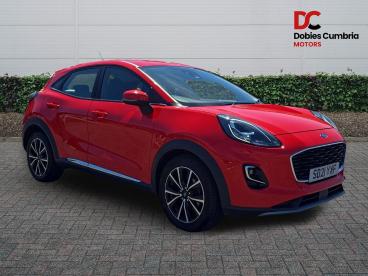 SPOTICAR Ford Puma 1.0t Ecoboost Mhev Titanium Euro 6 (s/s) 5dr Used Car - Suv Petrol Red - Workington - 1200611798_1