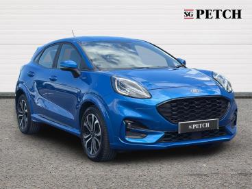 SPOTICAR Ford Puma 1.0t Ecoboost Mhev St-line Euro 6 (s/s) 5dr Used Car - Suv Hybrid Blue - Darlington - 1200612162_1