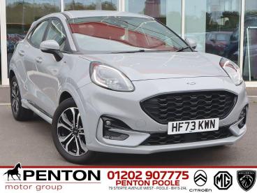 SPOTICAR Ford Puma 1.0t Ecoboost Mhev St-line Dct Euro 6 (s/s) 5dr Used Car - Suv Hybrid Grey - Poole - 1200612557_1