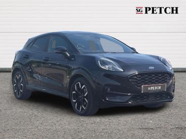 SPOTICAR Ford Puma 1.0t Ecoboost Mhev St-line X Euro 6 (s/s) 5dr Used Car - Suv Hybrid Black - Darlington - 1200612835_1