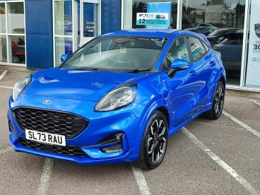 SPOTICAR Ford Puma 1.0t Ecoboost Mhev St-line X Euro 6 (s/s) 5dr Used Car - Suv Hybrid Blue - Moray - 1200612954_3