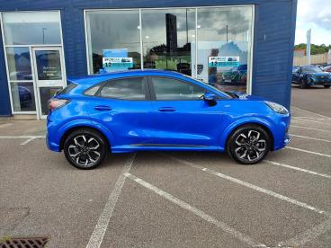 SPOTICAR Ford Puma 1.0t Ecoboost Mhev St-line X Euro 6 (s/s) 5dr Used Car - Suv Hybrid Blue - Moray - 1200612954_4