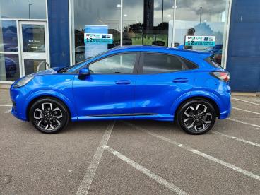 SPOTICAR Ford Puma 1.0t Ecoboost Mhev St-line X Euro 6 (s/s) 5dr Used Car - Suv Hybrid Blue - Moray - 1200612954_5
