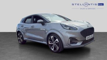 SPOTICAR Ford Puma 1.0t Ecoboost Mhev St-line X Euro 6 (s/s) 5dr Used Car - Suv Hybrid Silver - Redditch - 1200616492_1