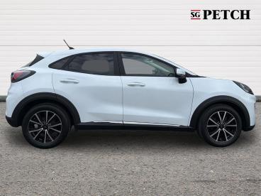 SPOTICAR Ford Puma 1.0t Ecoboost Mhev Titanium Euro 6 (s/s) 5dr Used Car - Suv Hybrid White - Darlington - 1200616690_2