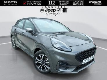 SPOTICAR Ford Puma 1.0t Ecoboost Mhev St-line Euro 6 (s/s) 5dr Used Car - Suv Hybrid Grey - Swansea - 1200622447_1