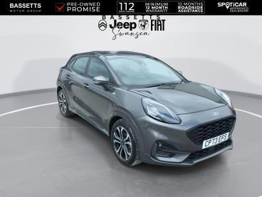 SPOTICAR Ford Puma 1.0t Ecoboost Mhev St-line Euro 6 (s/s) 5dr Used Car - Suv Hybrid Grey - Swansea - 1200622447_2