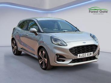 SPOTICAR Ford Puma 1.0t Ecoboost Mhev St-line X Euro 6 (s/s) 5dr Used Car - Suv Hybrid Silver - Corby - 1200623337_1