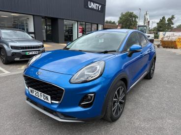 SPOTICAR Ford Puma 1.0t Ecoboost Mhev Titanium First Edition Euro 6 ( Used Car - Suv Petrol Blue - Cheltenham - 1200623900_3