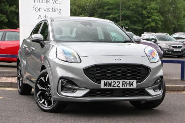 SPOTICAR Ford Puma 1.0t Ecoboost Mhev St-line X Euro 6 (s/s) 5dr Used Car - Suv Hybrid Silver - Walsall - 1200624676_1