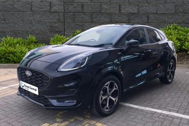 SPOTICAR Ford Puma 1.0t Ecoboost Mhev St-line Dct Euro 6 (s/s) 5dr Used Car - Suv Hybrid Black - Rugby - 1200625937_3