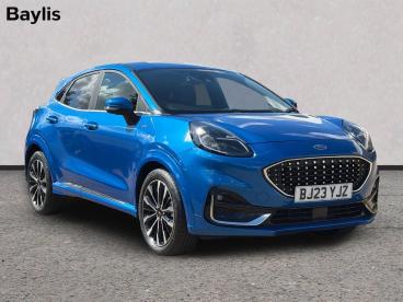 SPOTICAR Ford Puma 1.0t Ecoboost Mhev St-line Vignale Dct Euro 6 (s/s Used Car - Suv Hybrid Blue - Cheltenham - 1200627289_1