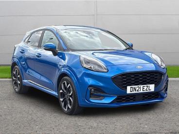 SPOTICAR Ford Puma 1.0t Ecoboost Mhev St-line X Euro 6 (s/s) 5dr Used Car - Suv Petrol Blue - Worksop - 1200627678_1
