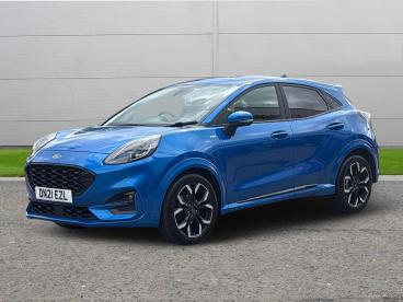 SPOTICAR Ford Puma 1.0t Ecoboost Mhev St-line X Euro 6 (s/s) 5dr Used Car - Suv Petrol Blue - Worksop - 1200627678_3