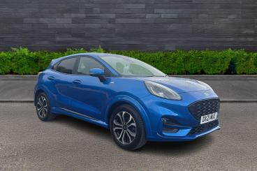 SPOTICAR Ford Puma 1.0t Ecoboost Mhev St-line Euro 6 (s/s) 5dr Used Car - Suv Petrol Blue - Telford - 1200628622_1