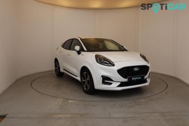 SPOTICAR Ford Puma 1.0t Ecoboost Mhev St-line Euro 6 (s/s) 5dr Used Car - Suv Hybrid White - Wellingborough - 1200629119_1