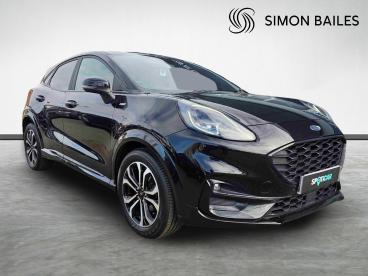 SPOTICAR Ford Puma 1.0t Ecoboost Mhev St-line Euro 6 (s/s) 5dr Used Car - Suv Petrol Black - Stockton On Tees - 1200630101_1