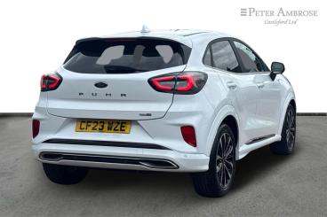 SPOTICAR Ford Puma 1.0t Ecoboost Mhev St-line Vignale Dct Euro 6 (s/s Used Car - Suv Hybrid White - Castleford - 1200631822_3