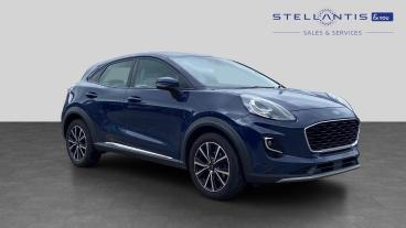 SPOTICAR Ford Puma 1.0t Ecoboost Mhev Titanium Euro 6 (s/s) 5dr Used Car - Suv Hybrid Blue - Preston - 1200631829_1