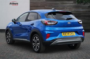 SPOTICAR Ford Puma 1.0t Ecoboost Mhev Titanium Dct Euro 6 (s/s) 5dr Used Car - Suv Hybrid Blue - Newtown - 1200633290_5