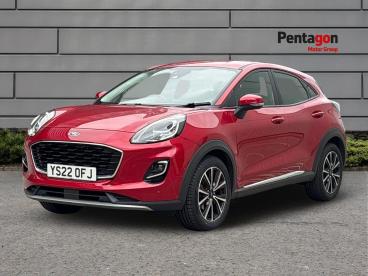 SPOTICAR Ford Puma 1.0t Ecoboost Mhev Titanium Dct Euro 6 (s/s) 5dr Used Car - Suv Hybrid Red - Sheffield - 1200634635_3
