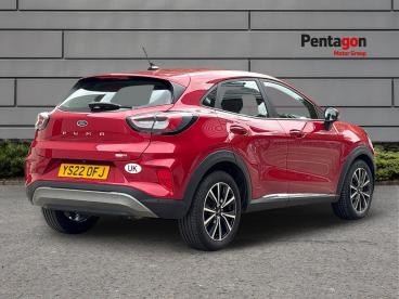 SPOTICAR Ford Puma 1.0t Ecoboost Mhev Titanium Dct Euro 6 (s/s) 5dr Used Car - Suv Hybrid Red - Sheffield - 1200634635_4