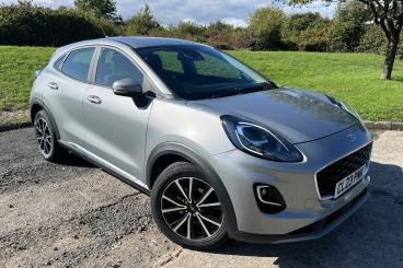 SPOTICAR Ford Puma 1.0t Ecoboost Mhev Titanium Euro 6 (s/s) 5dr Used Car - Suv Hybrid Silver - Bridgend - 1200635025_1