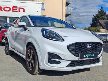 SPOTICAR Ford Puma 1.0t Ecoboost Mhev St-line Euro 6 (s/s) 5dr Used Car - Suv Hybrid White - Dartford - 500636210_1