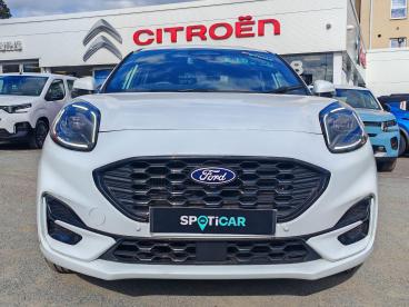 SPOTICAR Ford Puma 1.0t Ecoboost Mhev St-line Euro 6 (s/s) 5dr Used Car - Suv Hybrid White - Dartford - 500636210_2