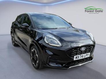 SPOTICAR Ford Puma 1.0t Ecoboost Mhev St-line X Euro 6 (s/s) 5dr Used Car - Suv Hybrid Black - Corby - 1200638928_1