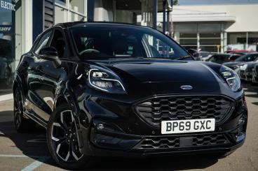 SPOTICAR Ford Puma 1.0t Ecoboost Mhev St-line X First Edition Euro 6 Used Car - Suv Petrol Black - Leamington - 1200640253_1