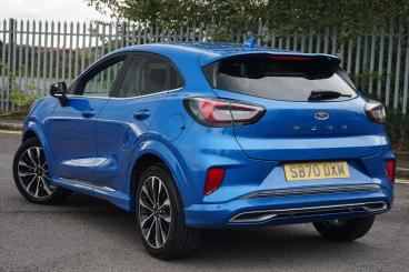 SPOTICAR Ford Puma 1.0t Ecoboost St-line Vignale Dct Euro 6 (s/s) 5dr Used Car - Suv Petrol Blue - Bromsgrove - 1200640375_3
