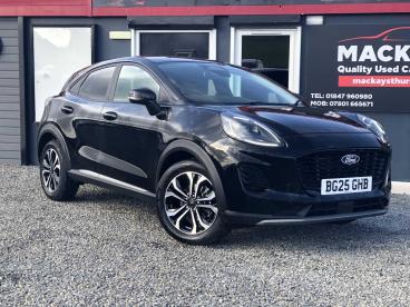 SPOTICAR Ford Puma 1.0t Ecoboost Mhev Titanium Dct Euro 6 (s/s) 5dr Used Car - Suv Hybrid Black - Inverness - 1200641896_1