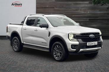 SPOTICAR Ford Ranger 2.0 Td Ecoblue Wildtrak Auto 4wd Euro 6 (s/s) 4dr Used Car - Commercial Vehicle Diesel Silver - Newtown - 1200574835_1