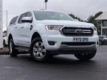 SPOTICAR Ford Ranger 2.0 Ecoblue Limited Auto 4wd Euro 6 (s/s) 4dr Used Car - Commercial Vehicle Diesel White - Walsall - 1200610409_1