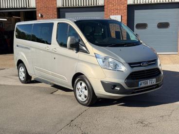 SPOTICAR Ford Tourneo Custom 2.0 310 Ecoblue Titanium L2 Euro 6 (s/s) 5dr Used Car - Commercial Vehicle Diesel Silver - Billinghay - 1200531210_1