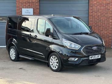 SPOTICAR Ford Tourneo Custom 2.0 320 Ecoblue Titanium L1 Euro 6 (s/s) 5dr Used Car - Commercial Vehicle Diesel Black - Billinghay - 1200550599_1