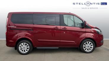 SPOTICAR Ford Tourneo Custom 2.0 320 Ecoblue Titanium L1 Euro 6 (s/s) 5dr Used Car - Commercial Vehicle Diesel Red - Leicester - 1200557121_2