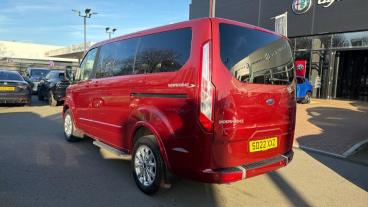 SPOTICAR Ford Tourneo Custom 2.0 320 Ecoblue Titanium L1 Euro 6 (s/s) 5dr Used Car - Commercial Vehicle Diesel Red - Leicester - 1200557121_5