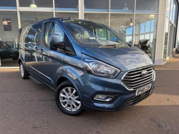 SPOTICAR Ford Tourneo Custom 2.0 310 Ecoblue Titanium L2 Euro 6 (s/s) 5dr Used Car - Commercial Vehicle Diesel Blue - Boston - 1200559050_1